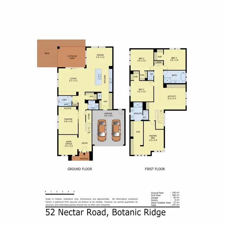 Floorplan of Homely house listing, 52 Nectar Road, Botanic Ridge VIC 3977
