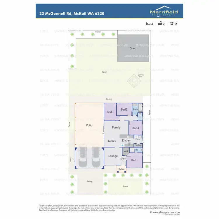 Floorplan of Homely house listing, 23 McGonnell Road, Mckail WA 6330