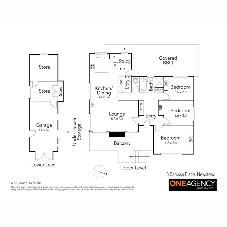 Floorplan of Homely house listing, 8 Barossa Place, Newstead TAS 7250