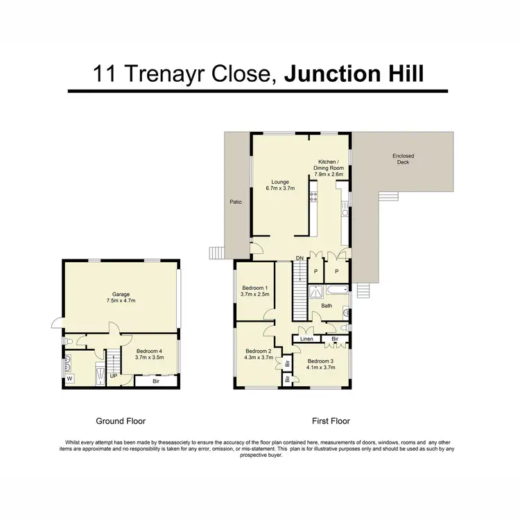Floorplan of Homely house listing, 11 Trenayr Close, Junction Hill NSW 2460