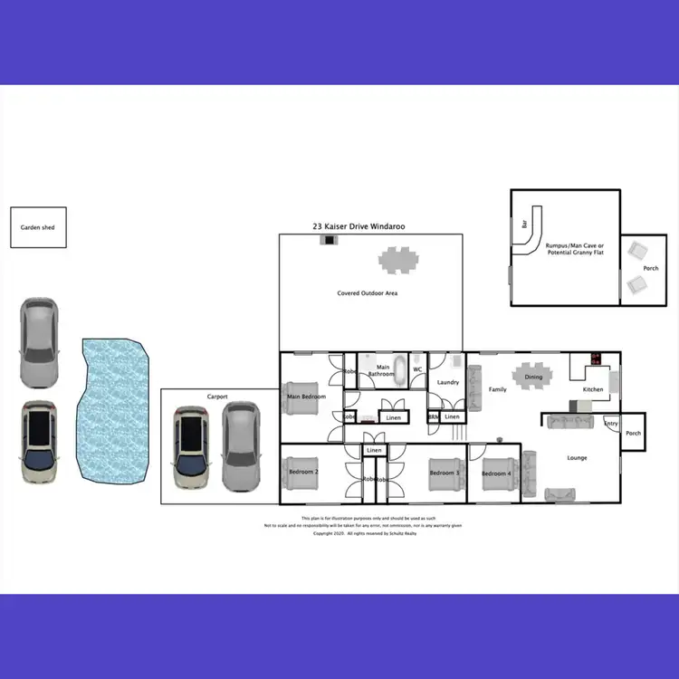 Floorplan of Homely house listing, 23 Kaiser Drive, Windaroo QLD 4207