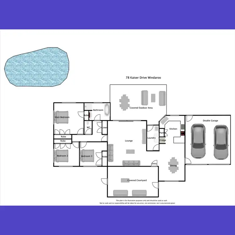 Floorplan of Homely house listing, 78 Kaiser Drive, Windaroo QLD 4207