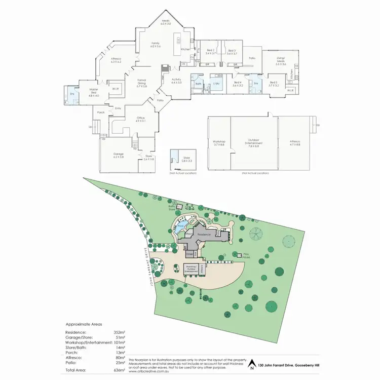 Floorplan of Homely house listing, 130 John Farrant Drive, Gooseberry Hill WA 6076