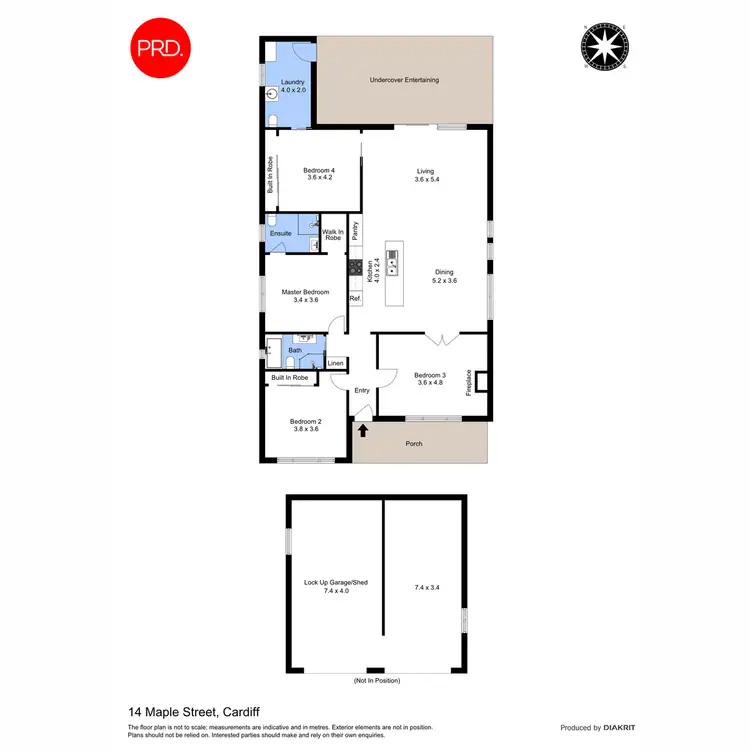 Floorplan of Homely house listing, 14 Maple Street, Cardiff NSW 2285