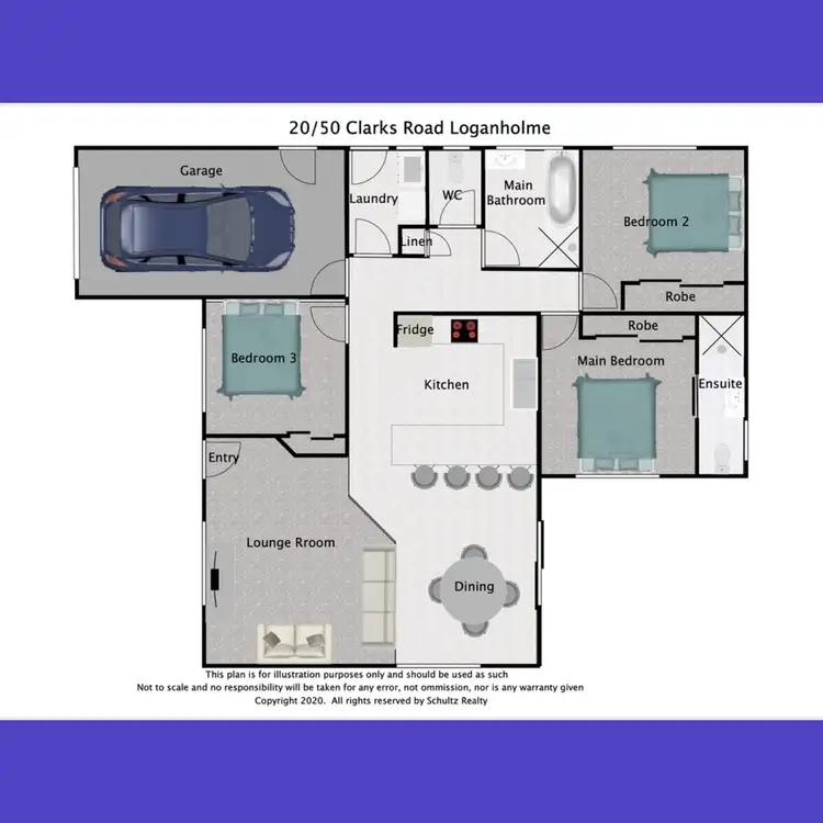 Floorplan of Homely house listing, 20/50 Clarks Road, Loganholme QLD 4129