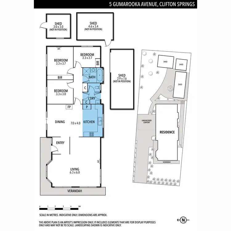 Floorplan of Homely house listing, 5 Gumarooka Avenue, Clifton Springs VIC 3222