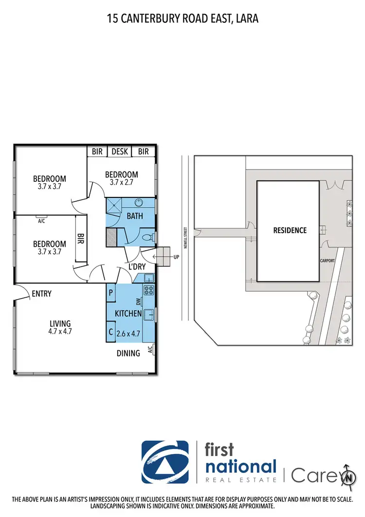 Floorplan of Homely house listing, 15 Canterbury Road, East, Lara VIC 3212