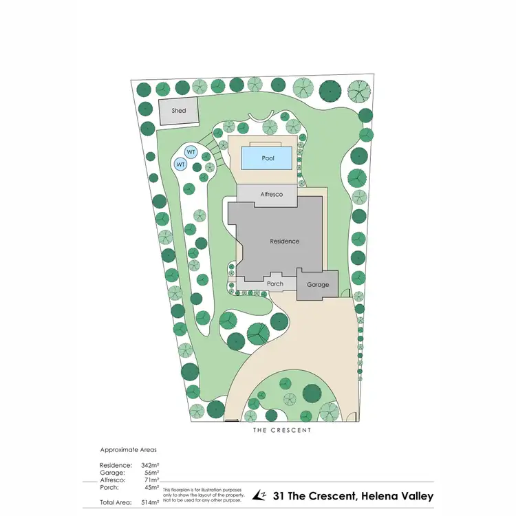 Floorplan of Homely house listing, 31 The Crescent, Helena Valley WA 6056