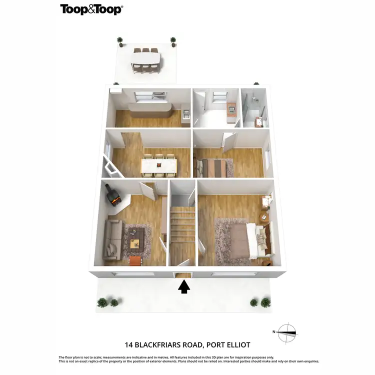 Floorplan of Homely house listing, 14 Blackfriars Road, Port Elliot SA 5212