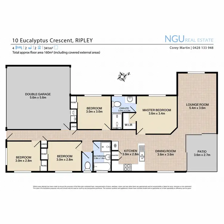 Floorplan of Homely house listing, 10 Eucalyptus Crescent, Ripley QLD 4306