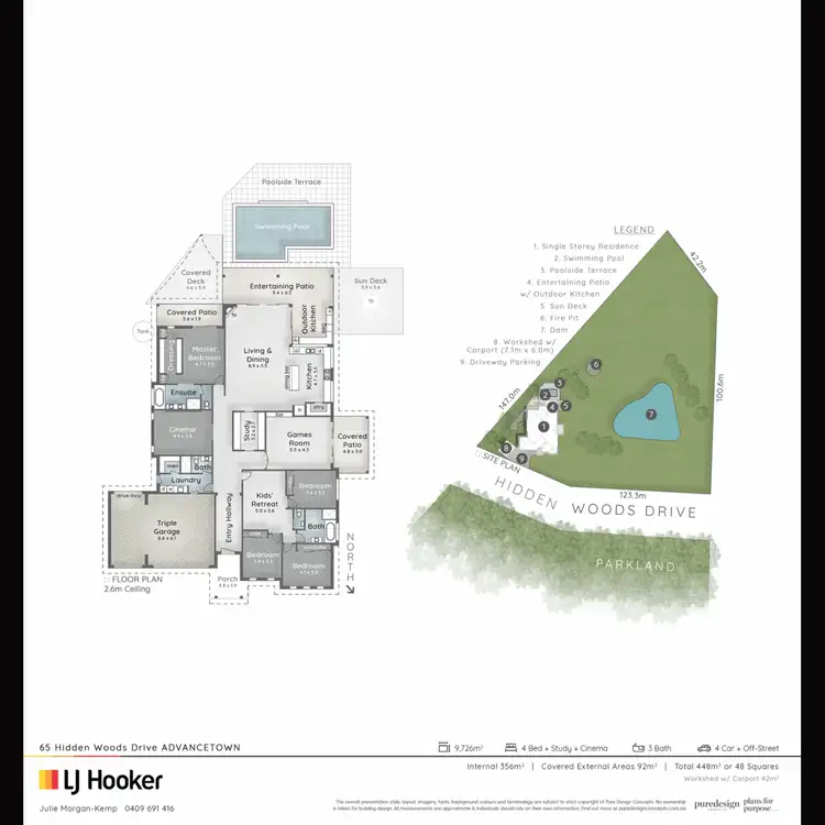 Floorplan of Homely house listing, 65 Hidden Woods Drive, Advancetown QLD 4211