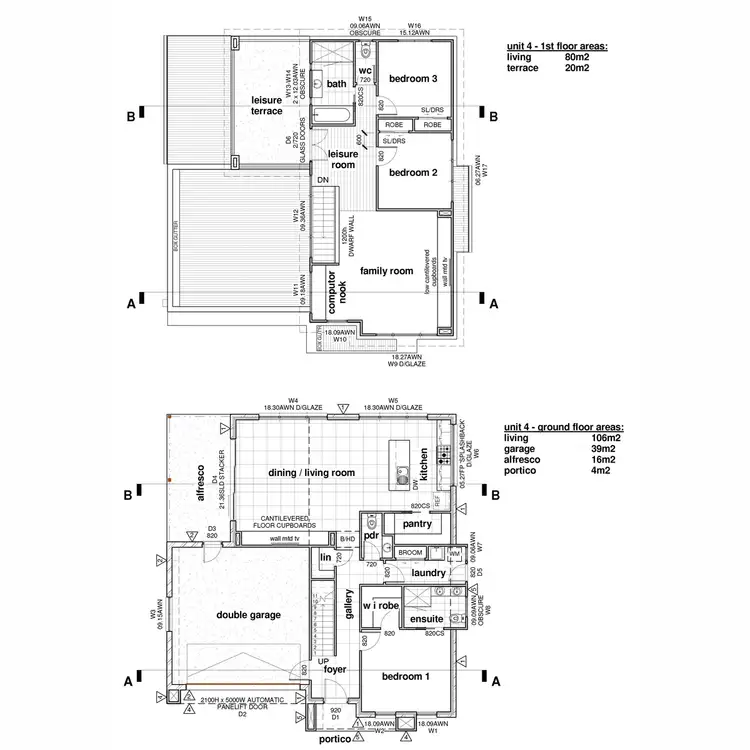 Floorplan of Homely townhouse listing, 4/80 Stirling Boulevard, Tatton NSW 2650