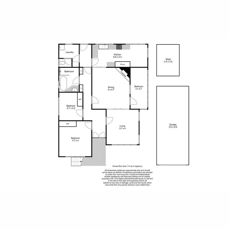 Floorplan of Homely house listing, 12 Aileen Crescent, Hillcrest TAS 7320