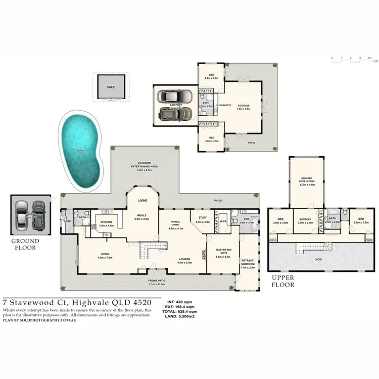 Floorplan of Homely house listing, 7 Stavewood Court, Highvale QLD 4520