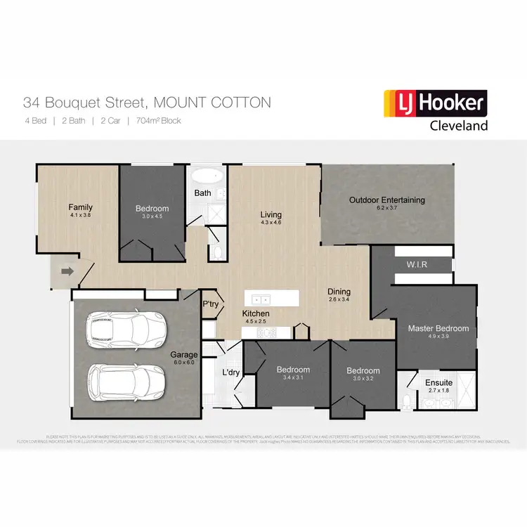 Floorplan of Homely house listing, 34 Bouquet Street, Mount Cotton QLD 4165