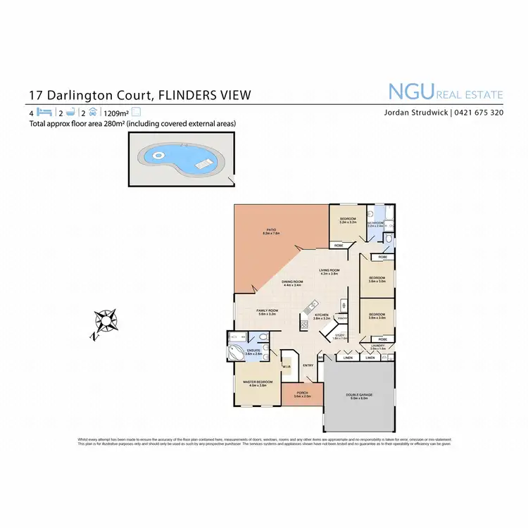 Floorplan of Homely house listing, 17 Darlington Court, Flinders View QLD 4305