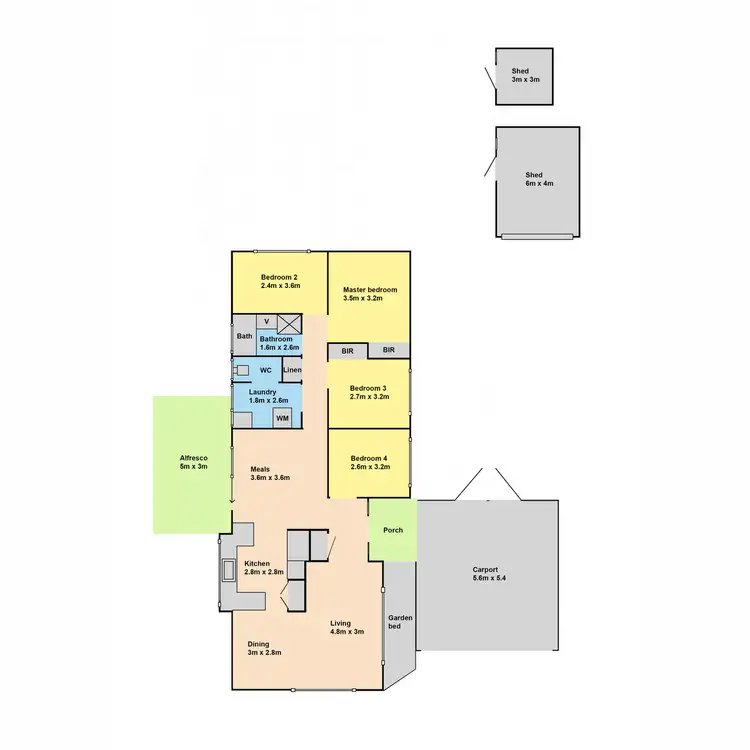 Floorplan of Homely house listing, 19 Coverdale Drive, Sale VIC 3850