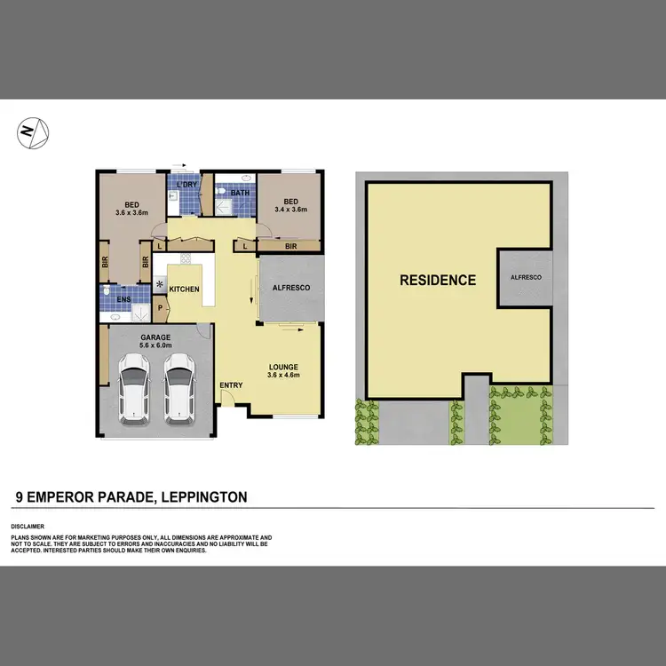 Floorplan of Homely retirement listing, 9 Emperor Parade, Leppington NSW 2179