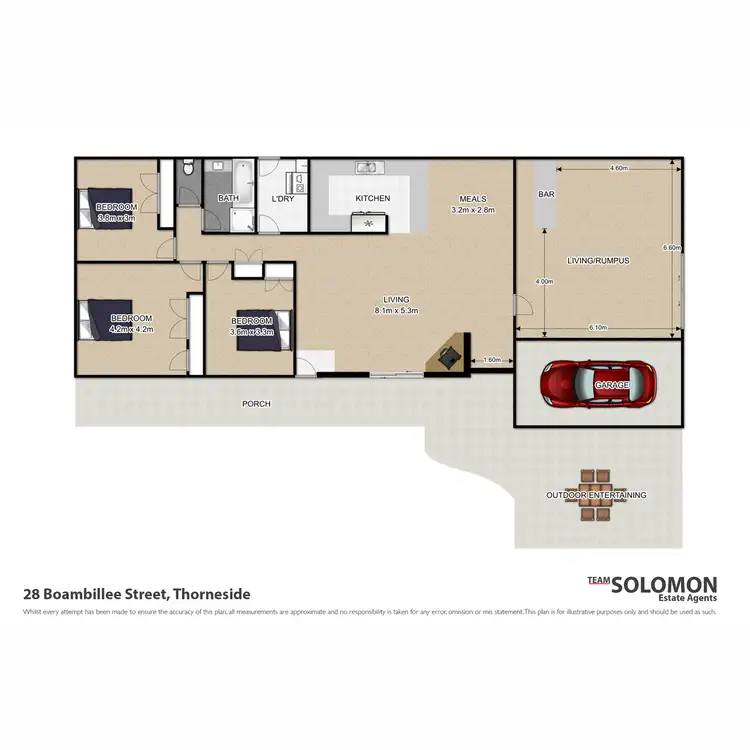 Floorplan of Homely house listing, 28 Boambillee Street, Thorneside QLD 4158