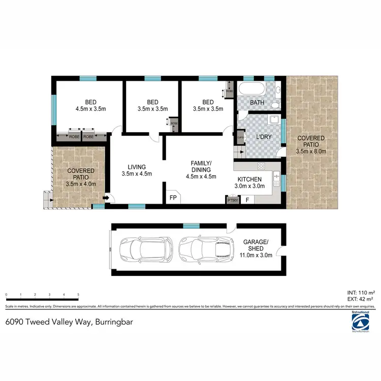 Floorplan of Homely house listing, 6090 Tweed Valley Way, Burringbar NSW 2483