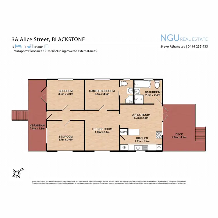 Floorplan of Homely house listing, 3A Alice Street, Blackstone QLD 4304