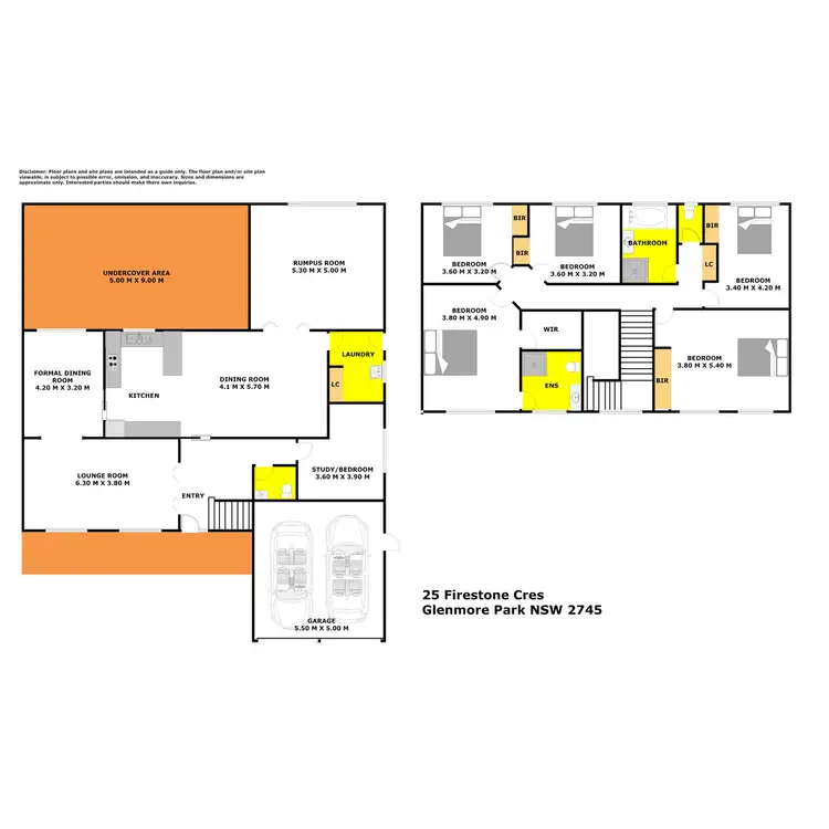 Floorplan of Homely house listing, 25 Firestone Crescent, Glenmore Park NSW 2745