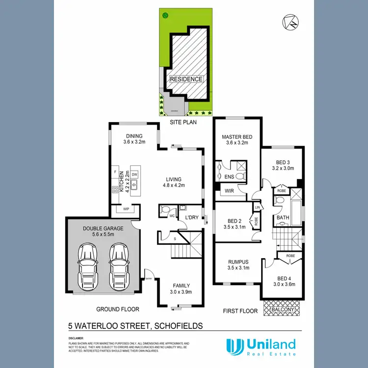 Floorplan of Homely house listing, 5 Waterloo Street, Schofields NSW 2762