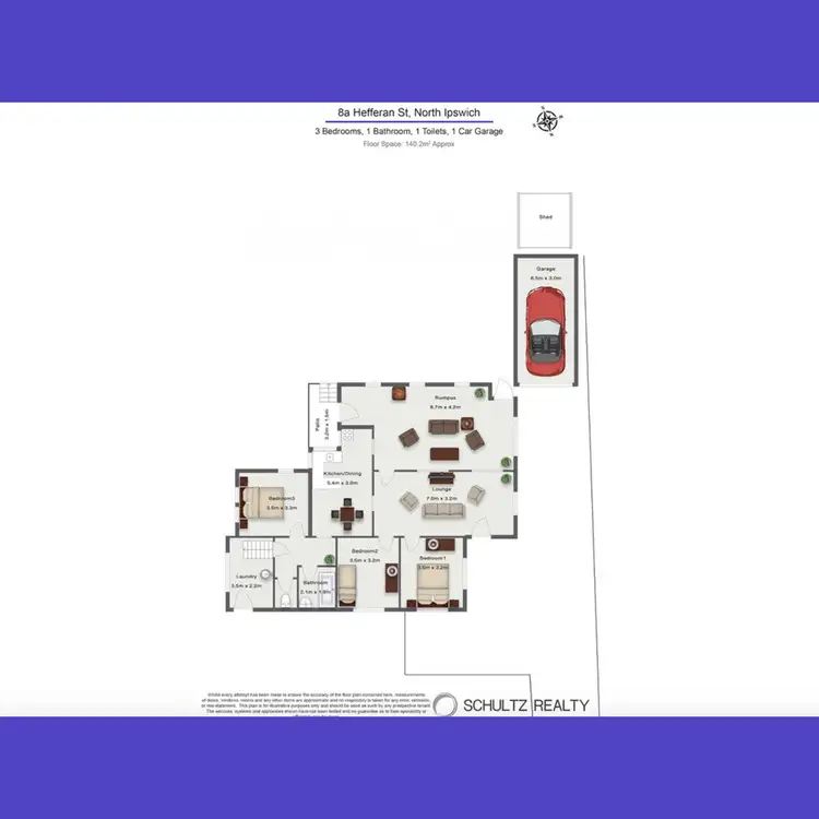 Floorplan of Homely house listing, 8a Hefferan Street, North Ipswich QLD 4305