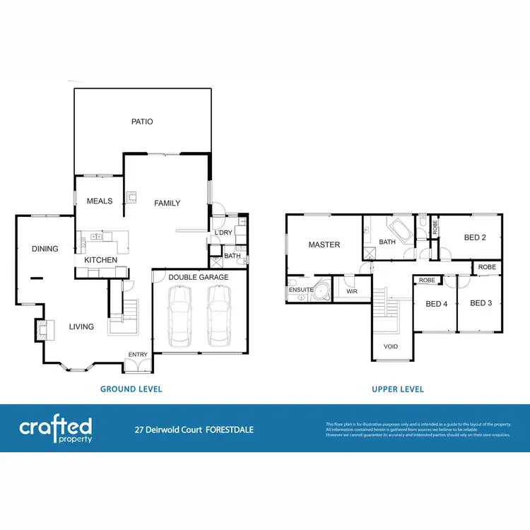 Floorplan of Homely house listing, 27 Deirwold Court, Forestdale QLD 4118