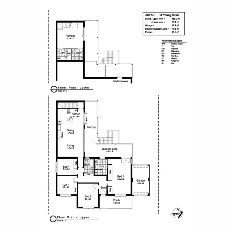 Floorplan of Homely house listing, 14 Young Street, Turvey Park NSW 2650