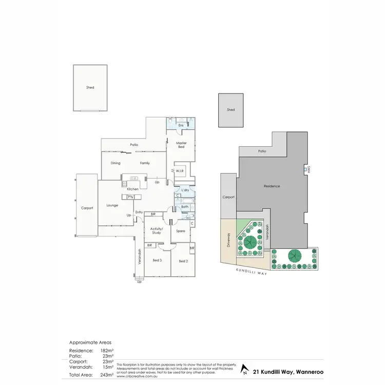 Floorplan of Homely house listing, 21 Kundilli Way, Wanneroo WA 6065