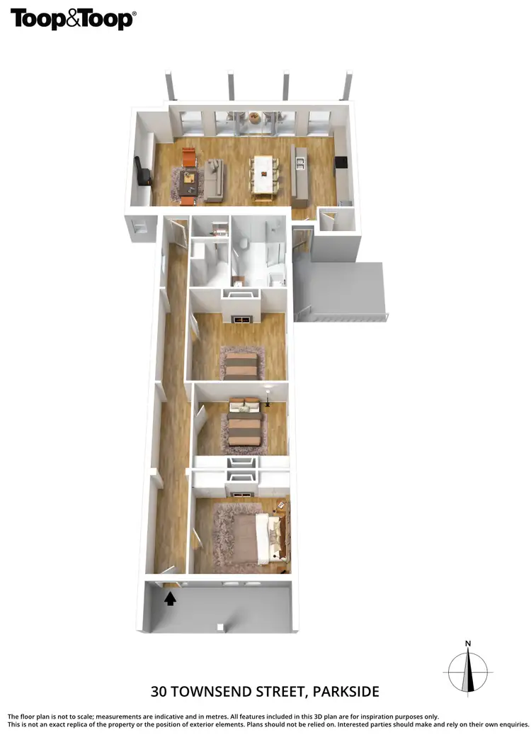 Floorplan of Homely house listing, 30 Townsend Street, Parkside SA 5063