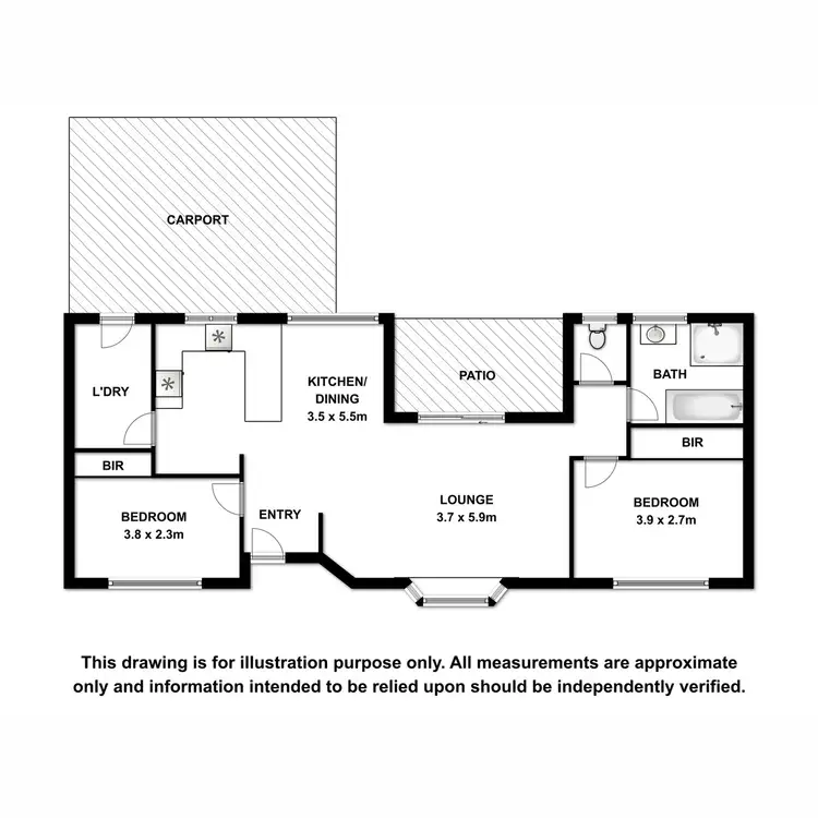 Floorplan of Homely house listing, 31 Genoa Street, Mount Gambier SA 5290