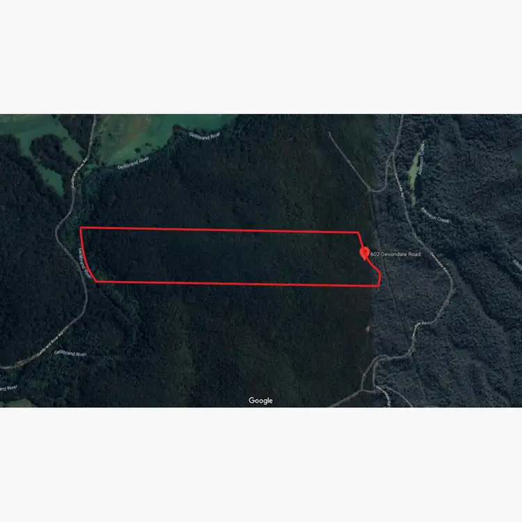 Floorplan of Homely rural property listing, 602 Devondale Road, Chapple Vale VIC 3239