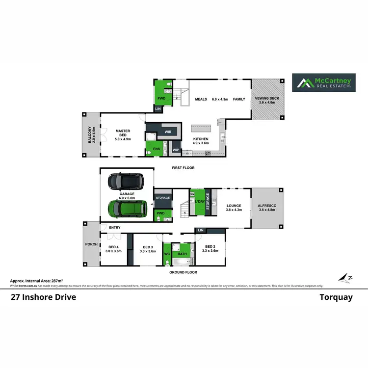 Floorplan of Homely house listing, 27 Inshore Drive, Torquay VIC 3228