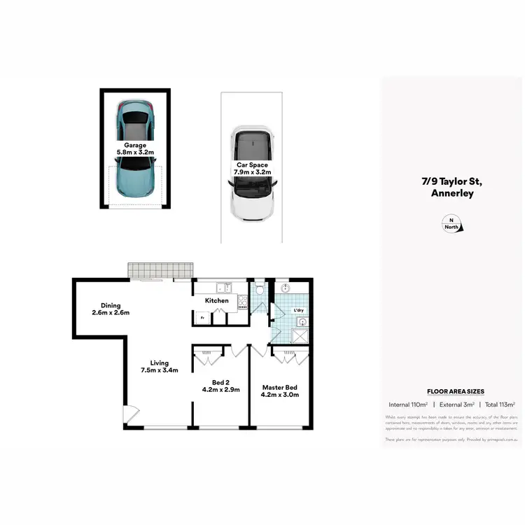 Floorplan of Homely unit listing, 7/9 Taylor Street, Annerley QLD 4103