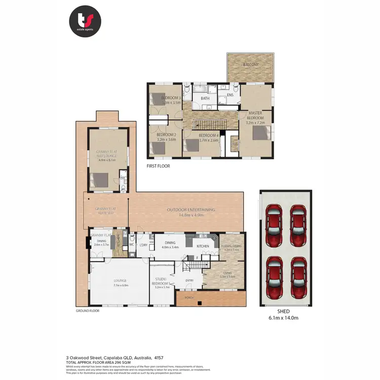Floorplan of Homely house listing, 3 Oakwood Street, Capalaba QLD 4157