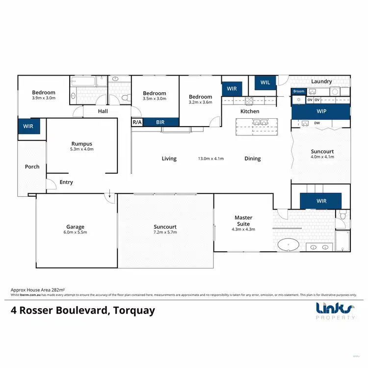 Floorplan of Homely house listing, 4 Rosser Boulevard, Torquay VIC 3228