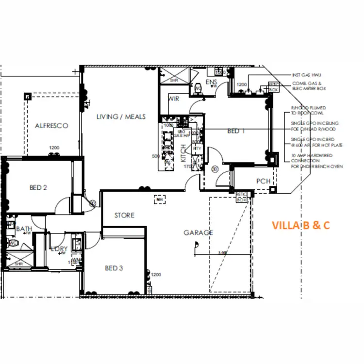 Floorplan of Homely villa listing, 3B Oakney Avenue, Nollamara WA 6061