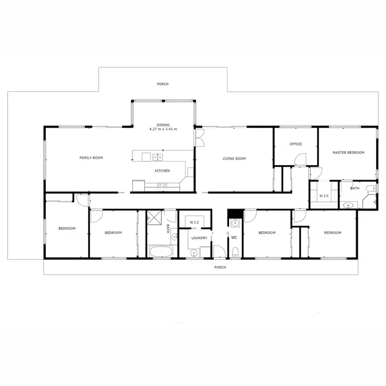 Floorplan of Homely rural property listing, 3606 Kiewa Valley Highway, Kergunyah VIC 3691