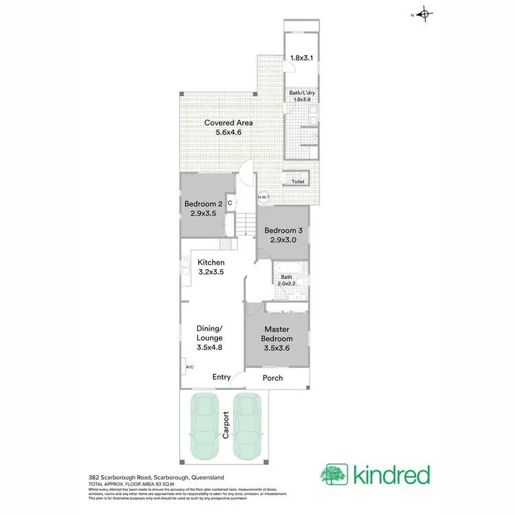 Floorplan of Homely house listing, 382 Scarborough Road, Scarborough QLD 4020