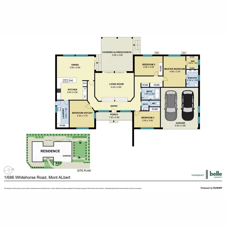Floorplan of Homely unit listing, 1/686 Whitehorse Road, Mont Albert VIC 3127