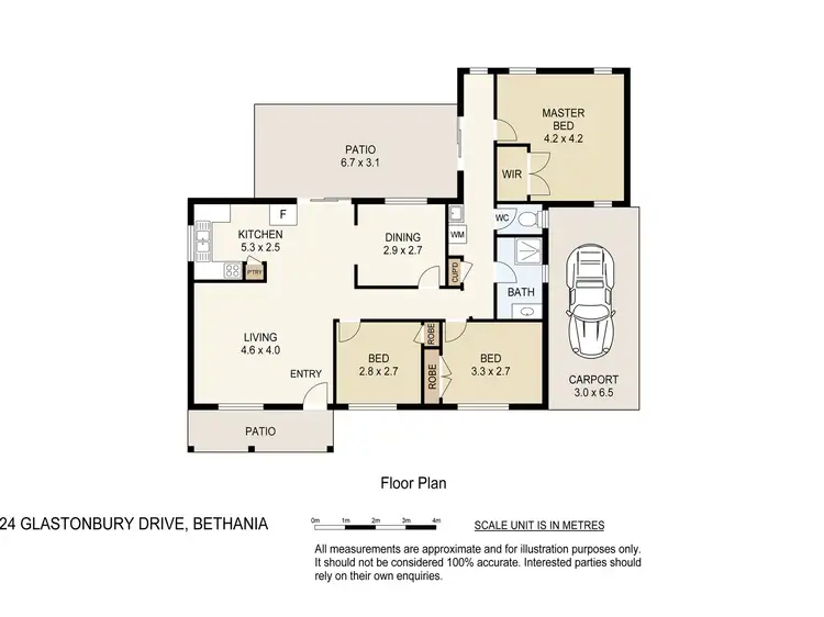 Floorplan of Homely house listing, 24 Glastonbury Drive, Bethania QLD 4205