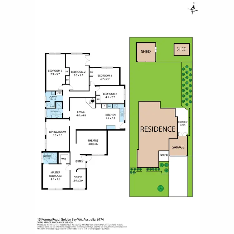Floorplan of Homely house listing, 15 Korong Road, Golden Bay WA 6174