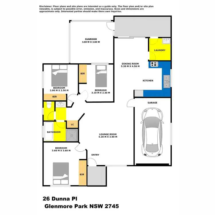 Floorplan of Homely house listing, 26 Dunna Place, Glenmore Park NSW 2745