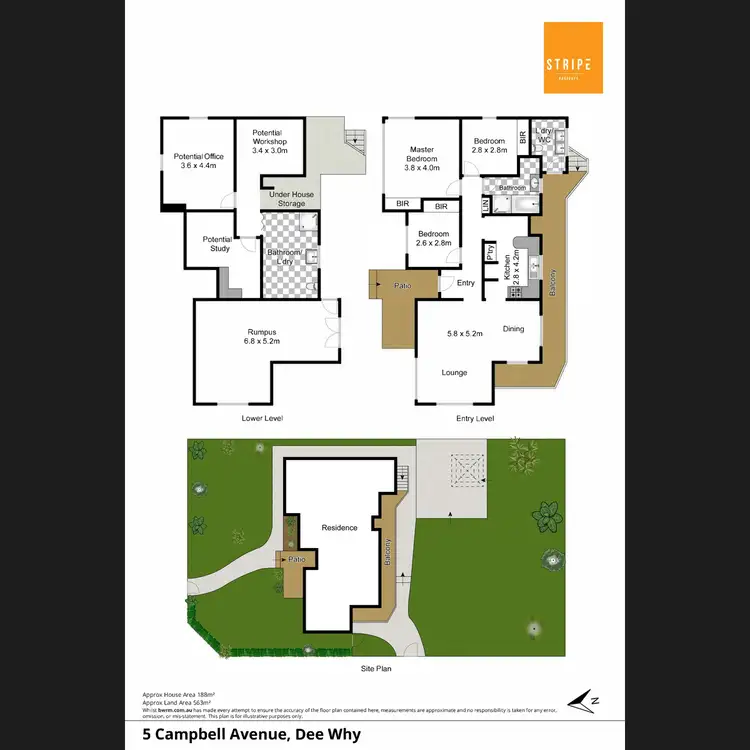 Floorplan of Homely house listing, 5 Campbell Avenue, Dee Why NSW 2099