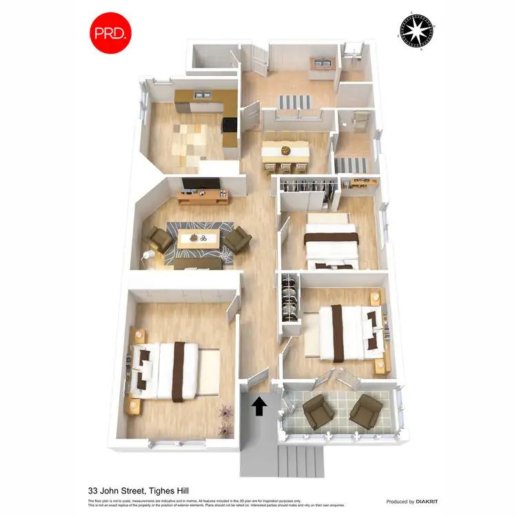 Floorplan of Homely house listing, 33 John Street, Tighes Hill NSW 2297