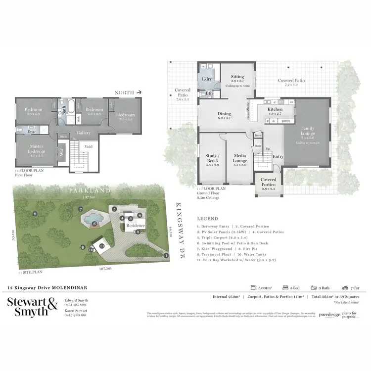 Floorplan of Homely house listing, 14 Kingsway Drive, Molendinar QLD 4214