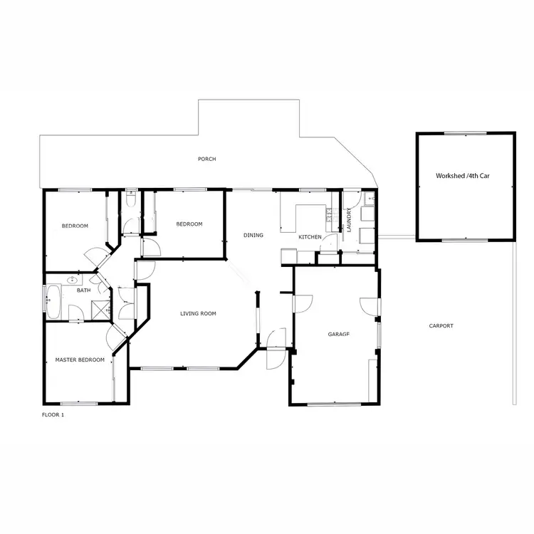 Floorplan of Homely house listing, 39 Nightingale Avenue, Wodonga VIC 3690