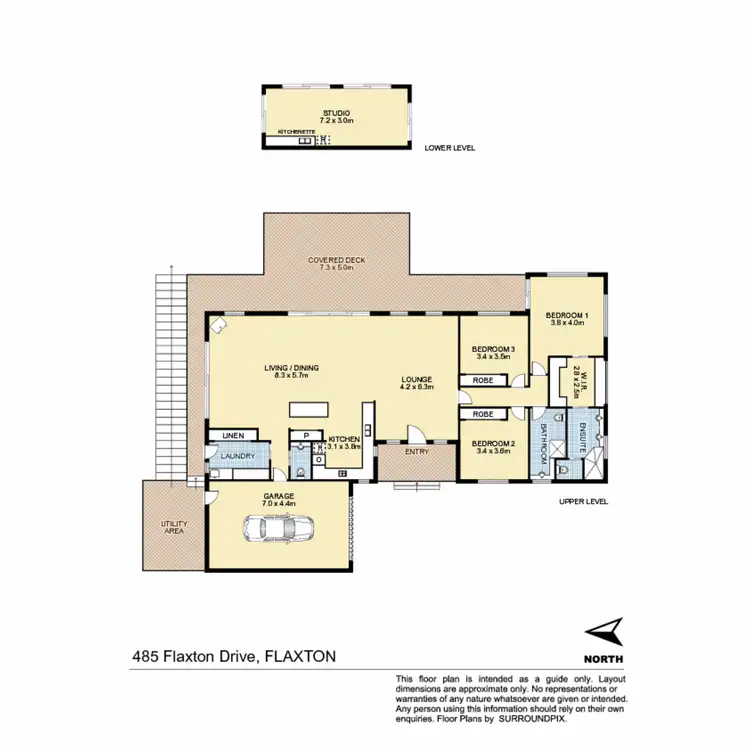 Floorplan of Homely house listing, 485 Flaxton Drive, Flaxton QLD 4560